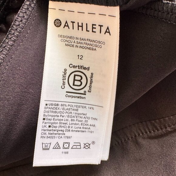 NWT Athleta Brooklyn Ankle Pant Black - Picture 9 of 12